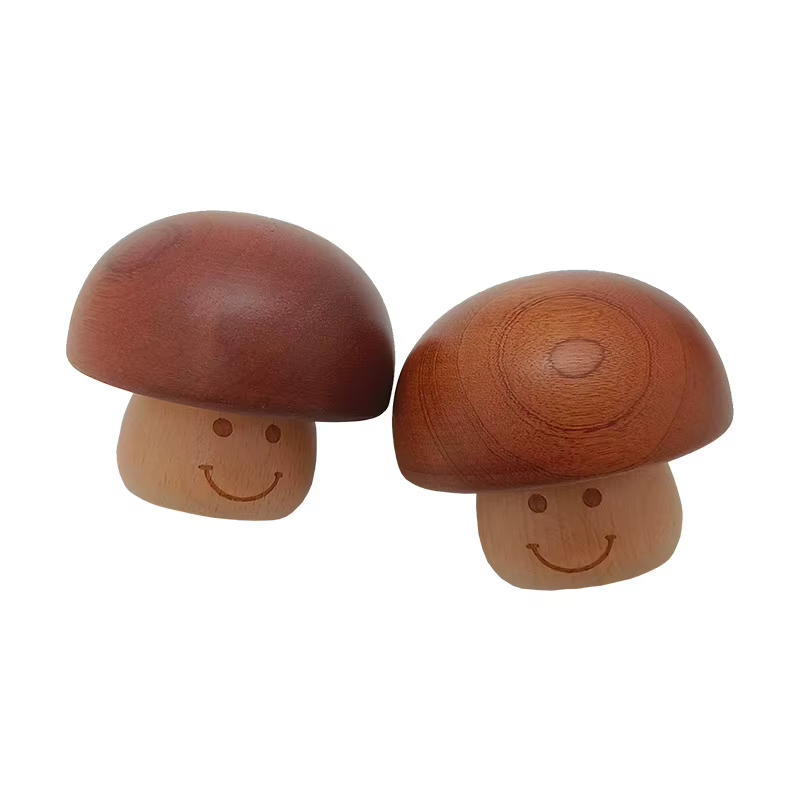 Mini boîte à musique en bois mignonne pour chambre plus lente