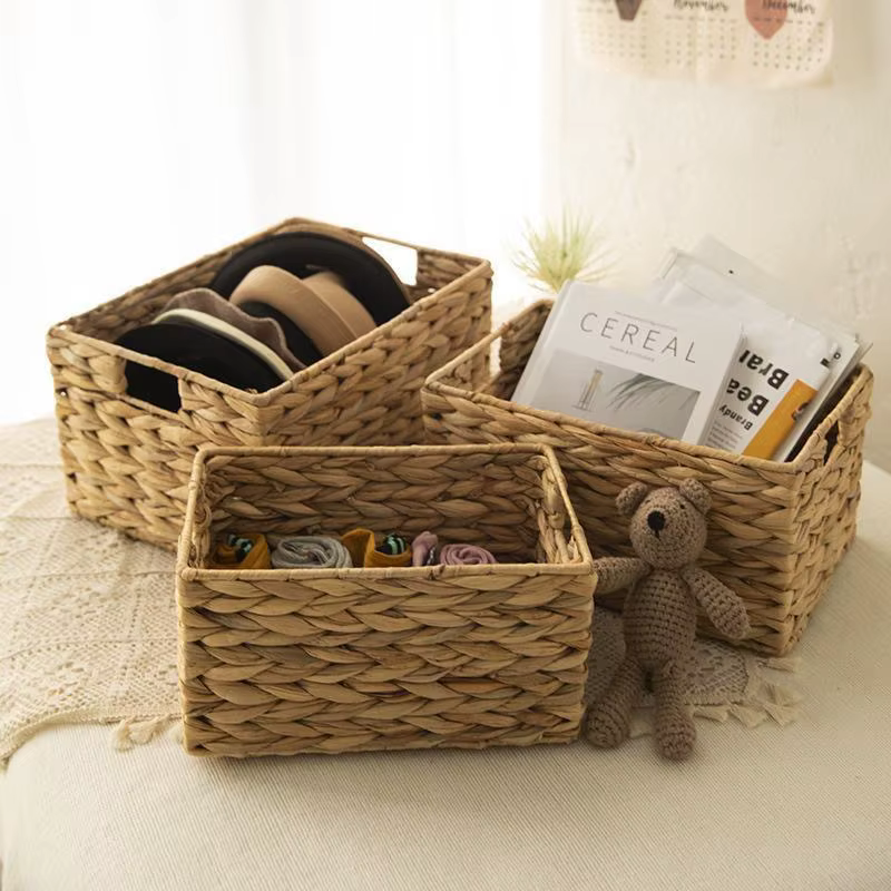 Panier de rangement tissé à la main