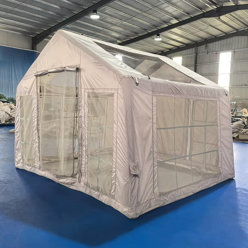 Tente à Air de taille personnalisée, système d'ancrage de sable, tissu résistant à la chaleur, installation instantanée, vente en gros directe d'usine
