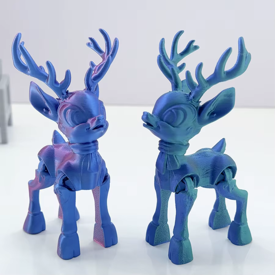 Modèle de renne mignon imprimé en 3d