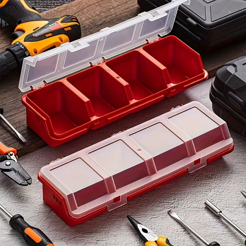 Boîte de rangement multi-compartiments pour vis et petites pièces