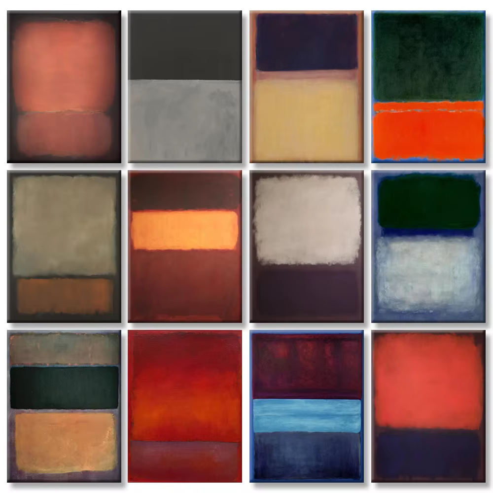 Mark Rothko – toile murale imprimée abstraite