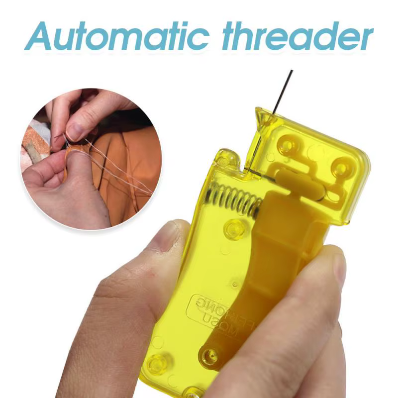 Outil d'enfile-aiguille automatique-aiguille d'enfilage Simple d'insertion de point de bricolage pour Kit d'artisanat de couture adultes vieux enfants femmes au foyer