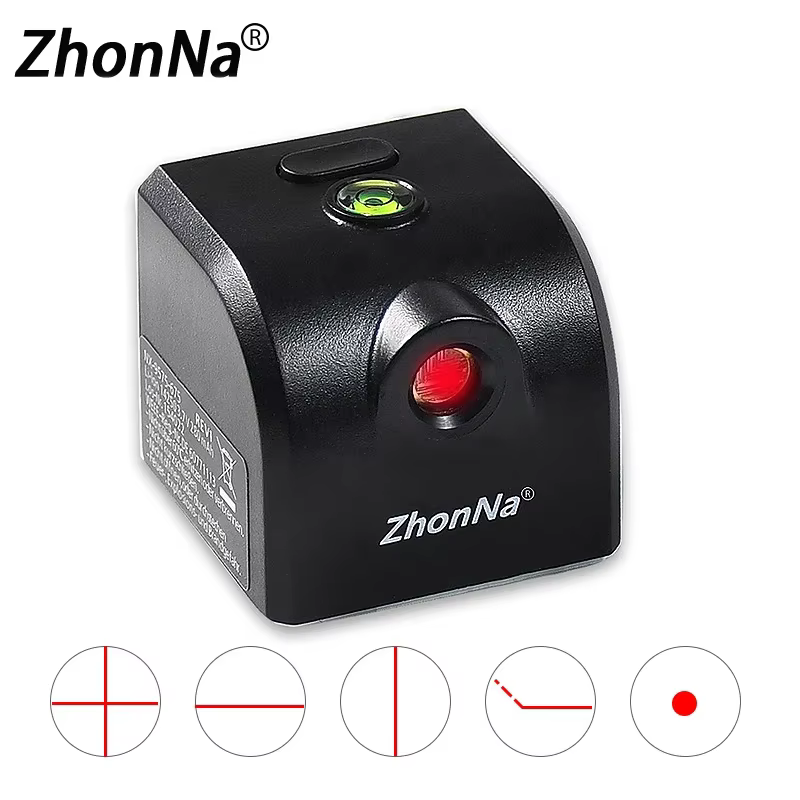 Mini niveau laser croisé super puissant vert/rouge