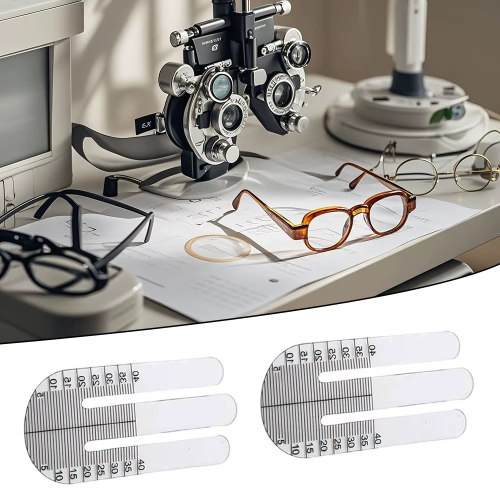 Règle de hauteur pupillaire optique