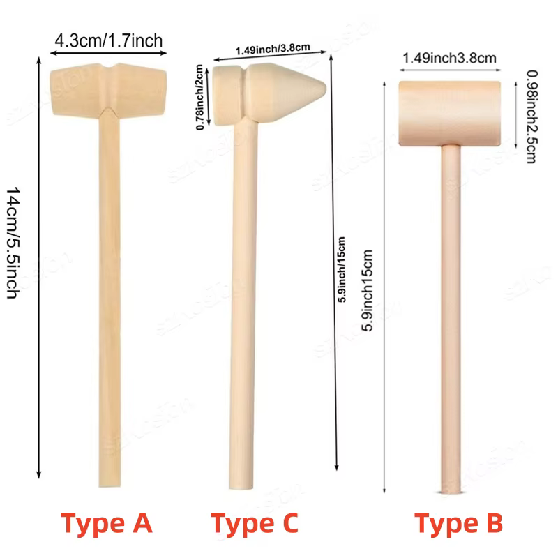 Mini marteau en bois, maillet