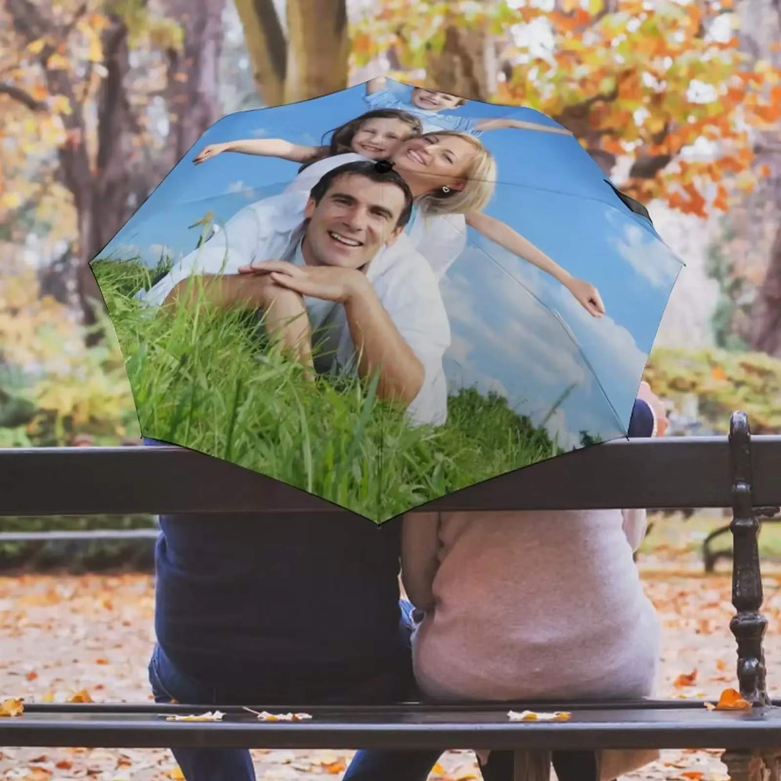 Parapluie Personnalisé, existent et Pliable, pour la Pluie et le Soleil