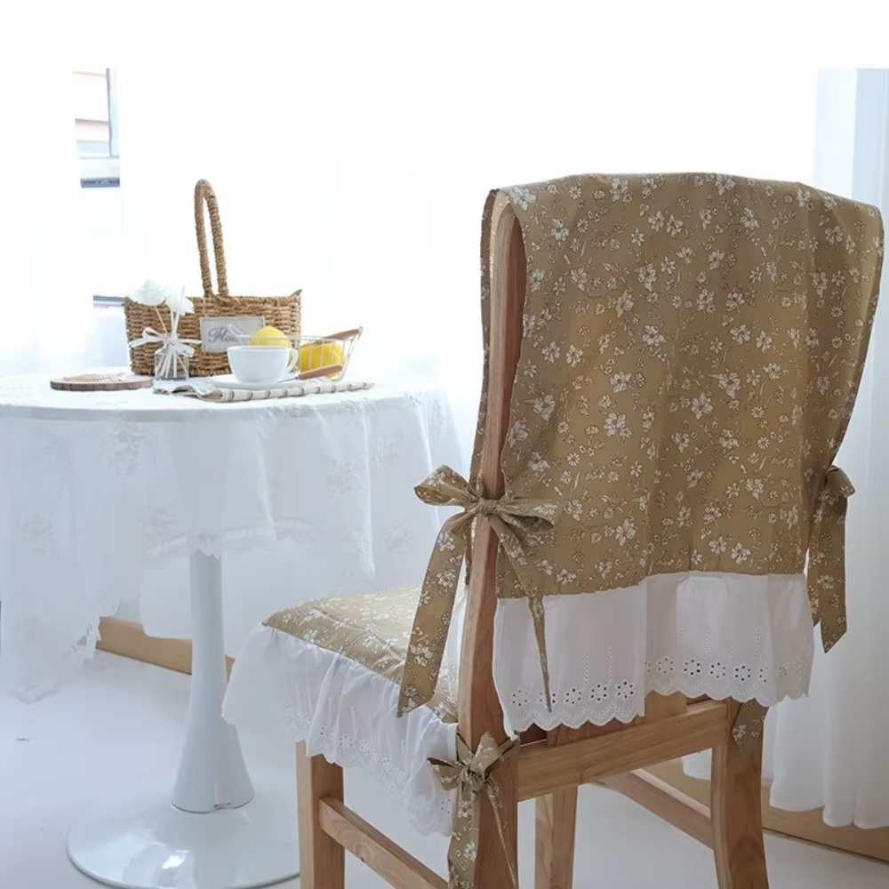 Housse de dossier de chaise de salle à manger vintage