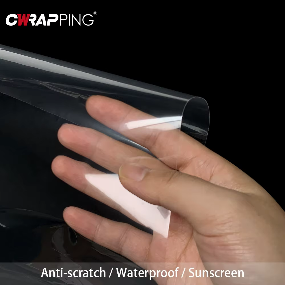 Film de protection mural autocollant Transparent, Films d'enveloppe en vinyle imperméable et résistant à la saleté en PVC pour la maison, DIY bricolage