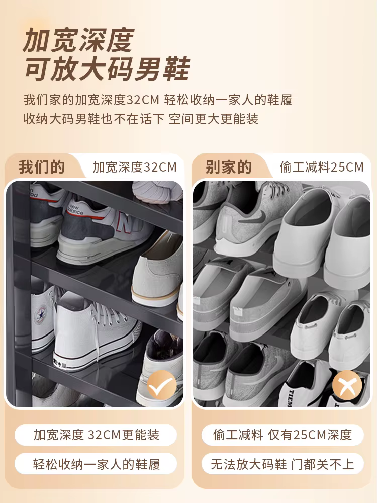 Étagère à chaussures porte petite armoire