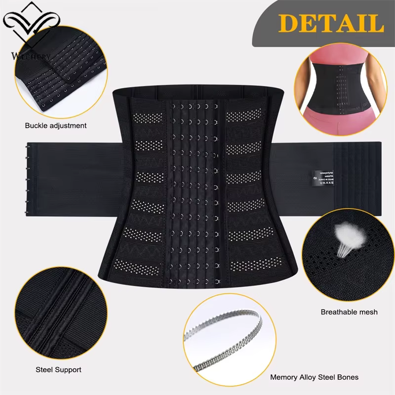 Taille Cinchers Shapers haute élastique maille respirant ceintures pour femmes minceur gaine ventre plat