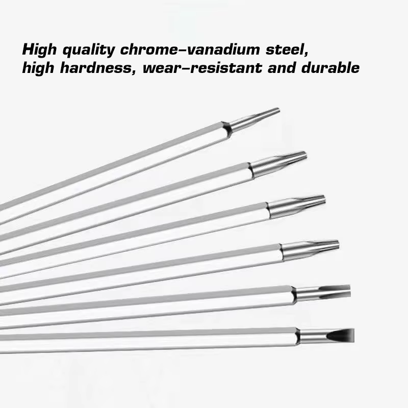 Tournevis multifonction 6 en 1 Sécurité Tamper-Verde CR-V Chrome Vanadium Acier Embout magnétique Hex Torx Outil à main par PROthelents Textiles