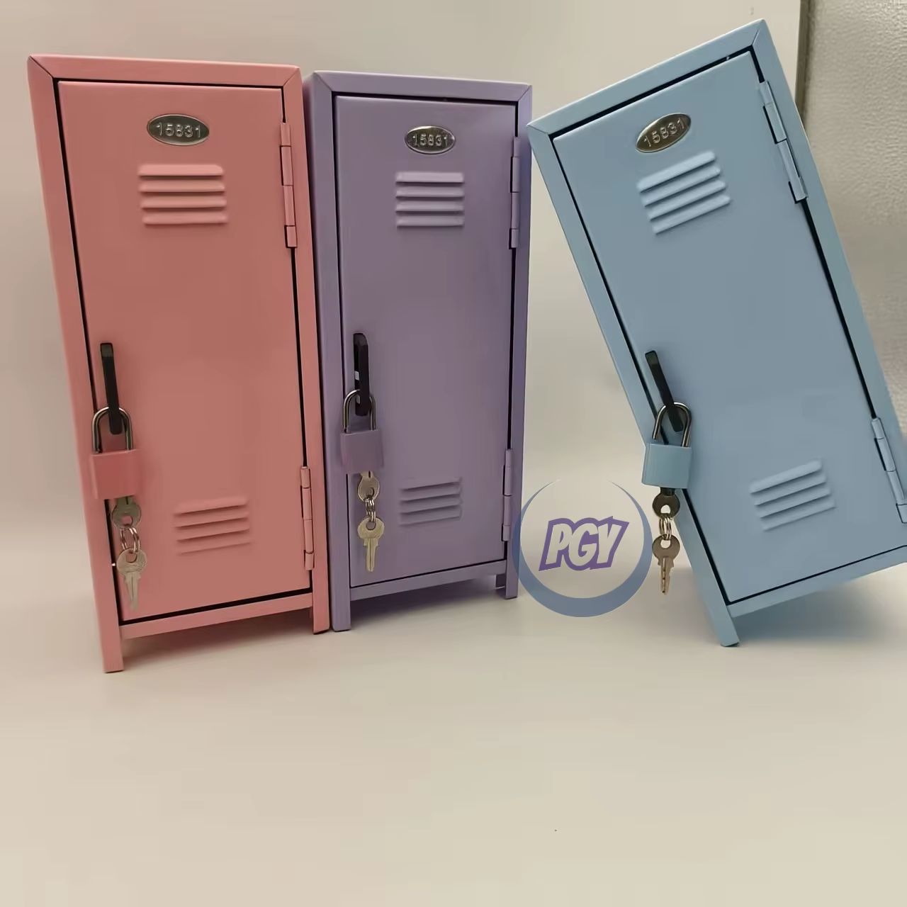 Armoire de rangement en métal Kawaii