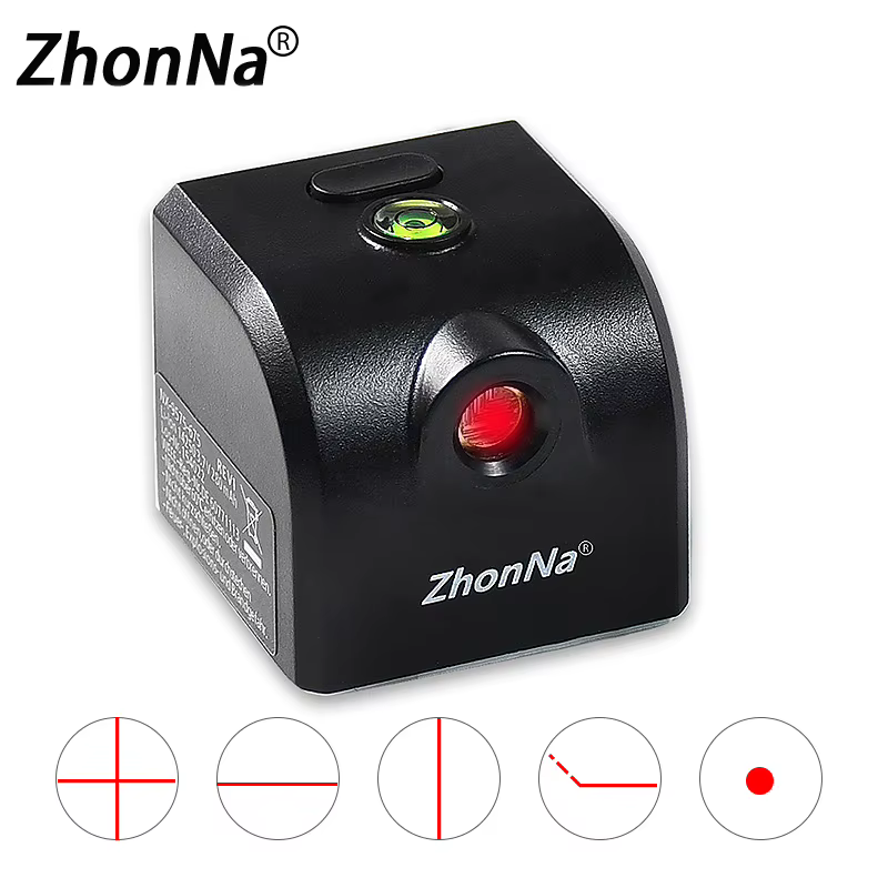 Mini niveau Laser RedLight croix horizontale ligne verticale calibrateur outil de mesure Portable avec fonction d'adsorption réparation