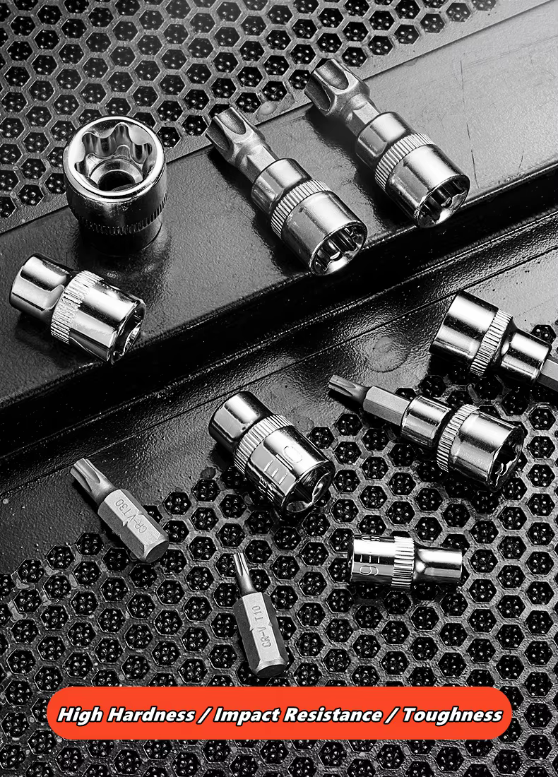 34 pièces douilles Torx