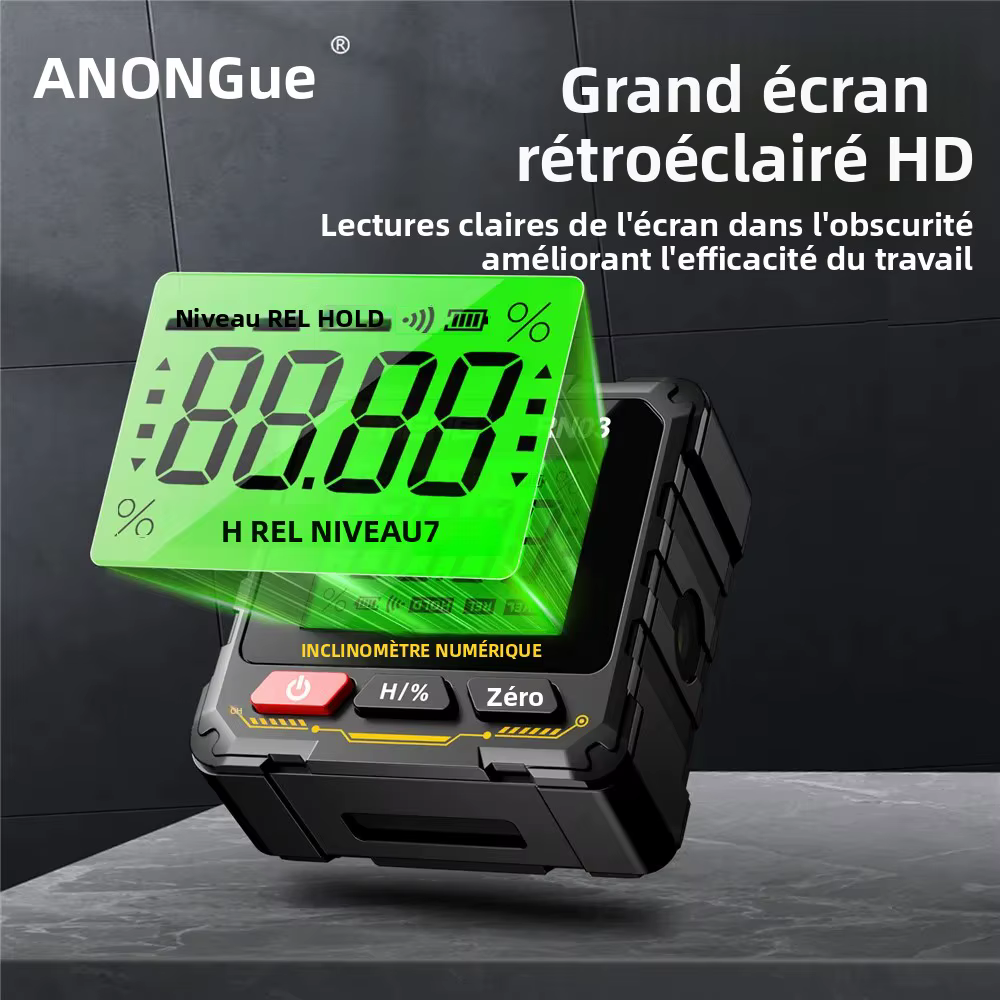 Niveau laser numérique Aneng RN02 RN03 avec écran LCD rétroéclairé