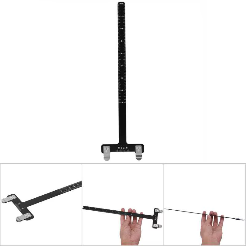 Règle en T en acier inoxydable pour mesure de ULd'arc classique
