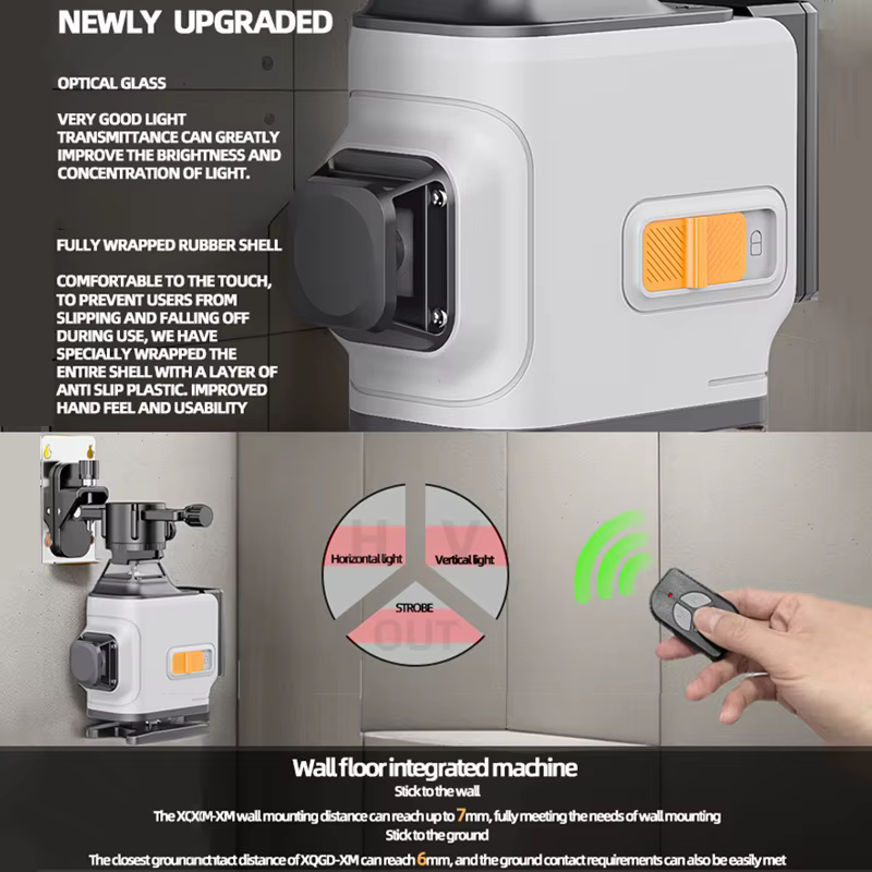 Nouveau niveau laser 4D 12/16 lignes