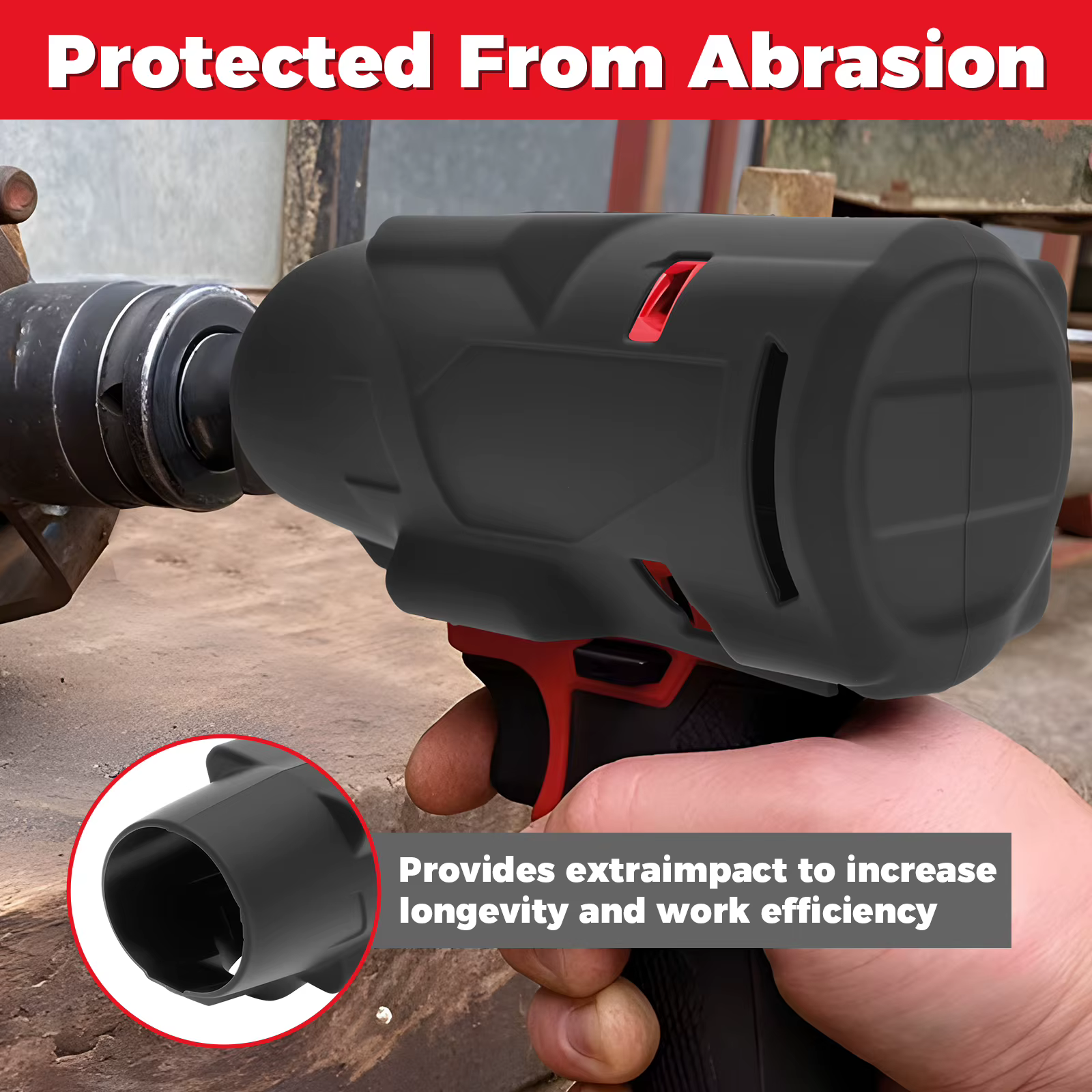 Clé à chocs à couple élevé M18 18V 1/2 pouce avec anneau de friction et protection pour 2967-20 2967-21B 2967-21F