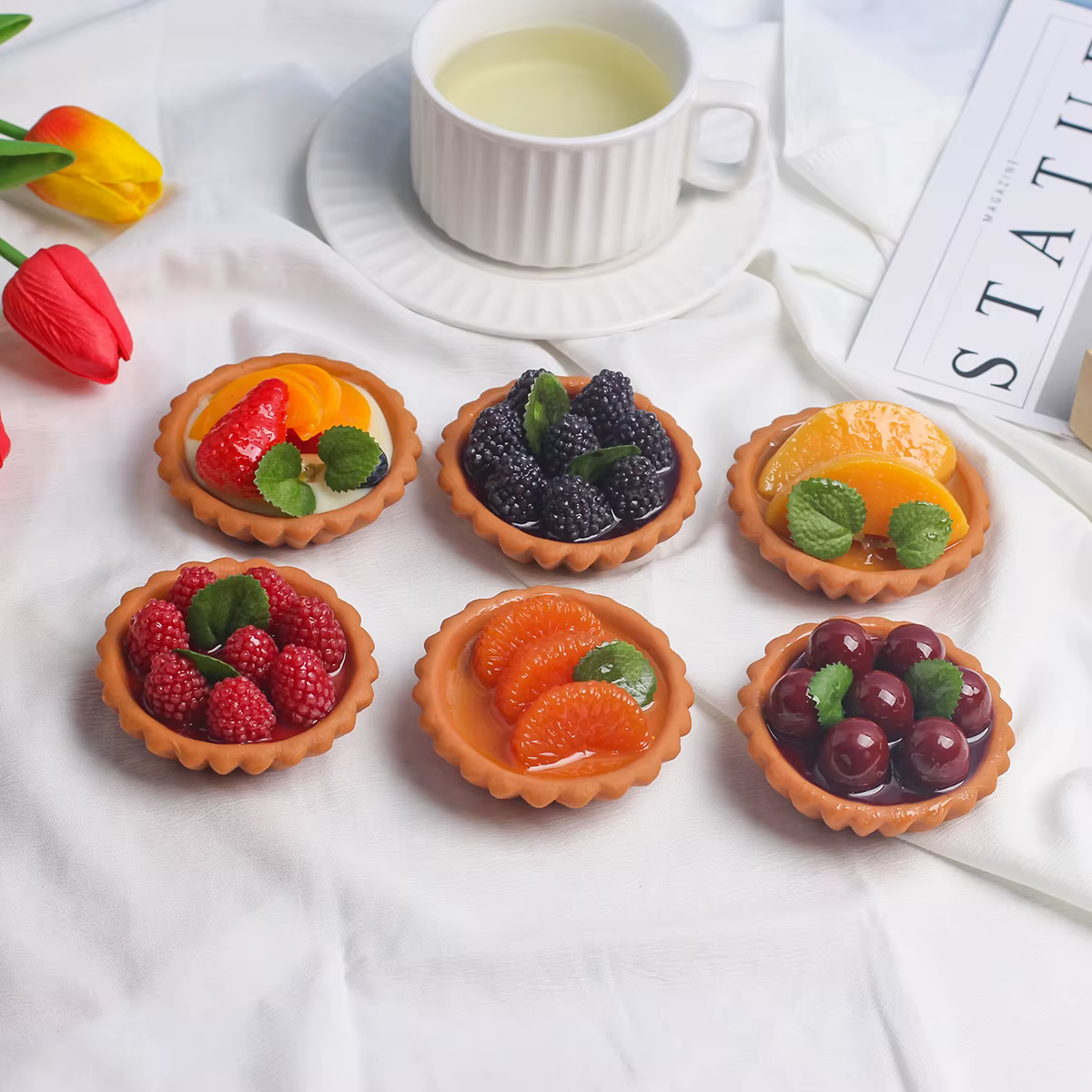 1 pièces Simulation tarte alimentaire européenne portugais