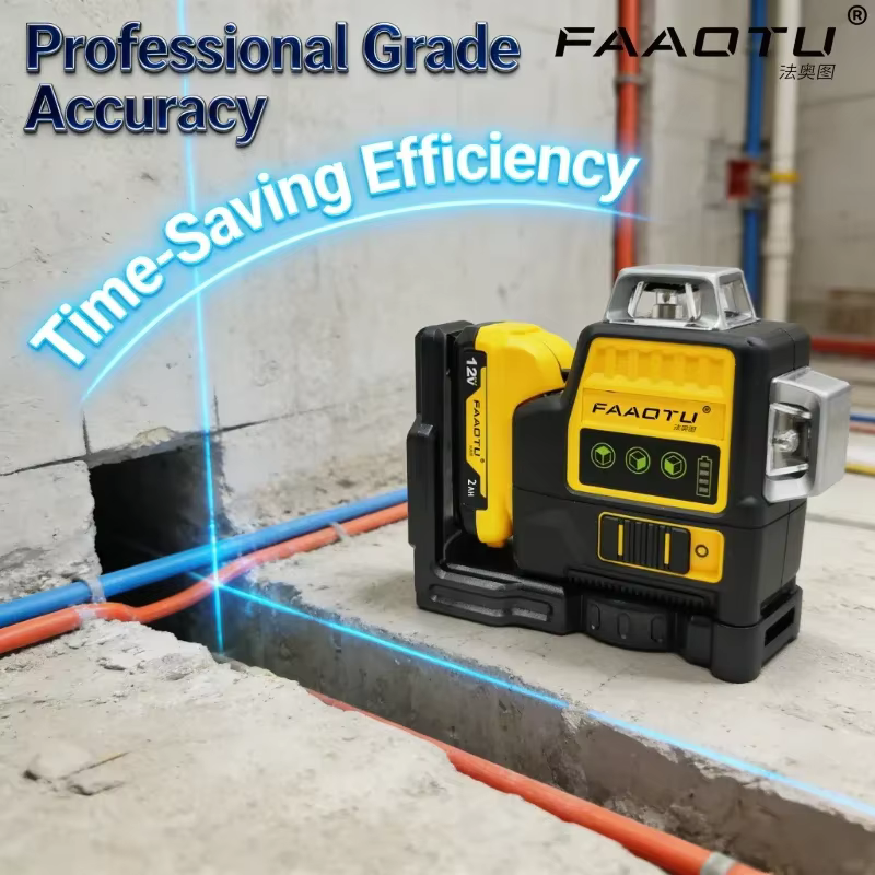 Niveau laser à faisceau vert FAAOTU 12V