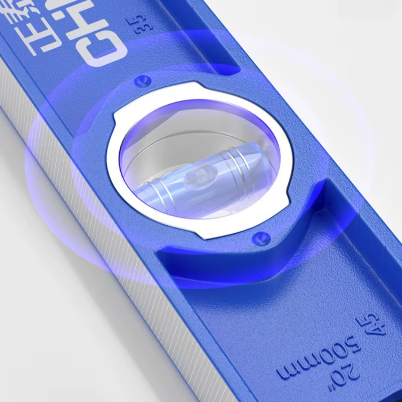 Niveau à bulle professionnel fort magnétique haute précision Anti-chute en alliage d'aluminium