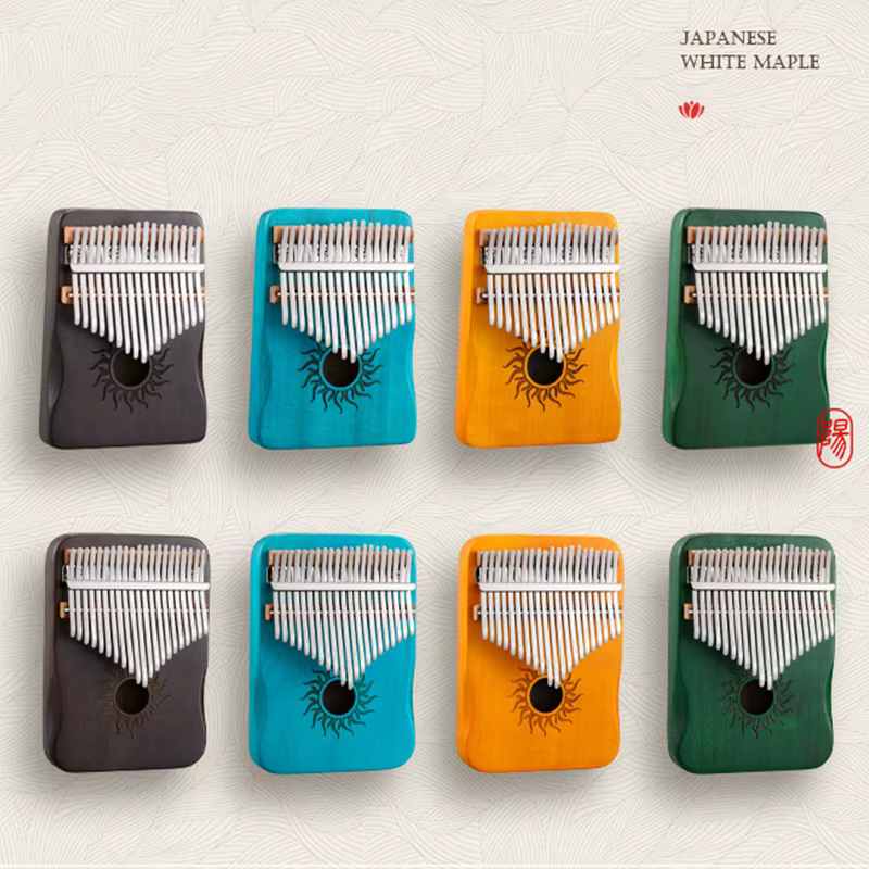 Hluru 17 21 touches Kalimba doigt Piano