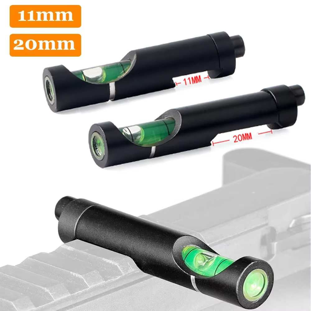 Supports de portée optique de niveau à bulle d'esprit de chasse pour Rail Picatinny 11mm/20mm