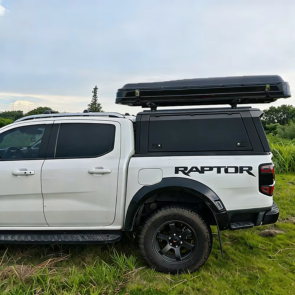 Tente de camping ABS pour Ford Ranger RAM Chevy Silverado Nissan Frontier, tente de toit rigide imperméable pour camion 4x4