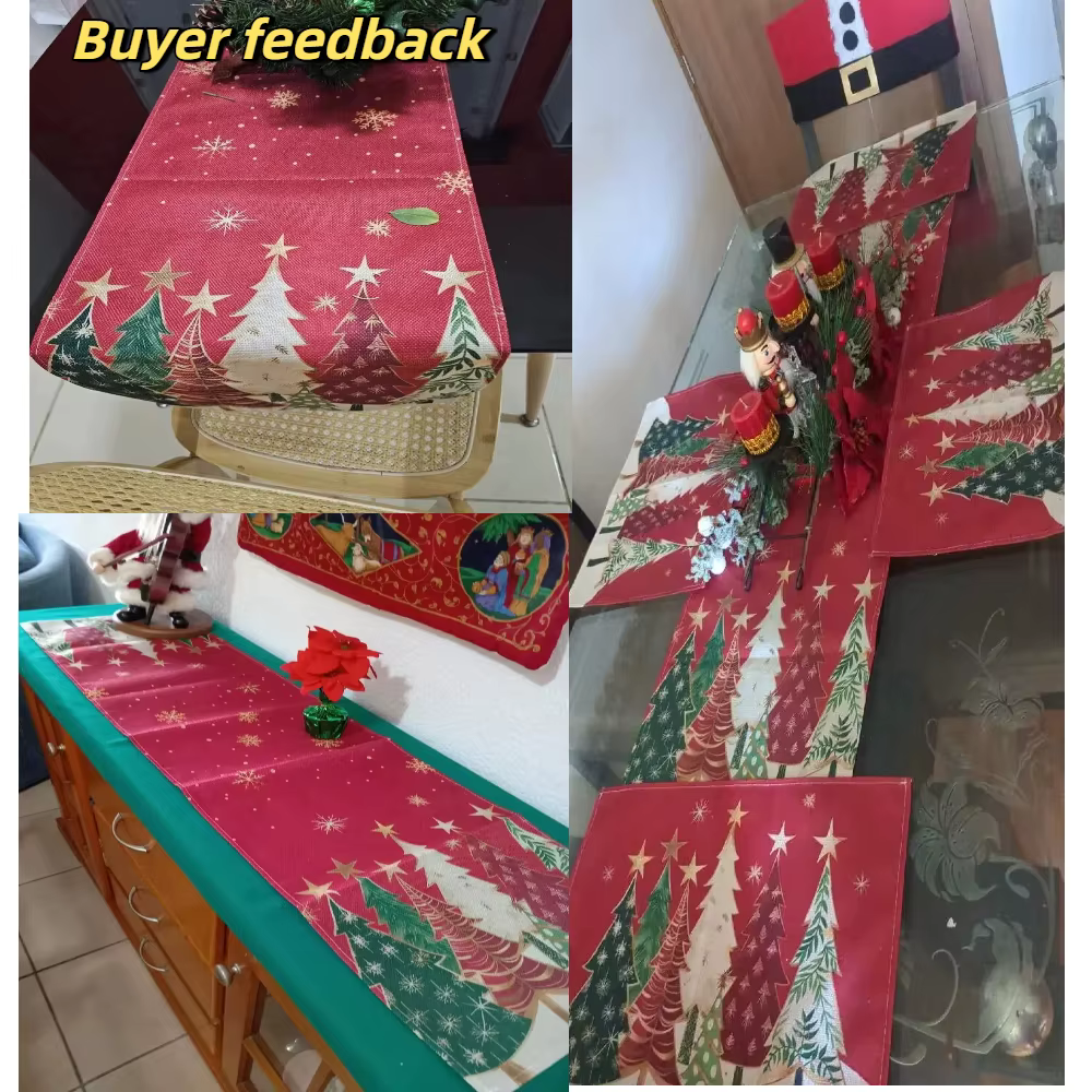 Chemin de table de Noël