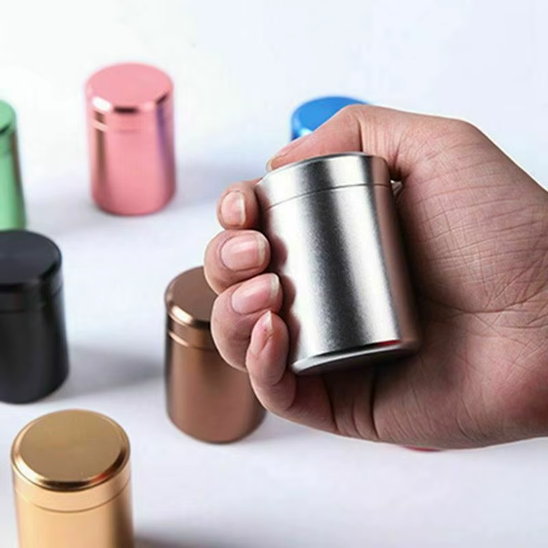 Mini boîte en métal en acier inoxydable