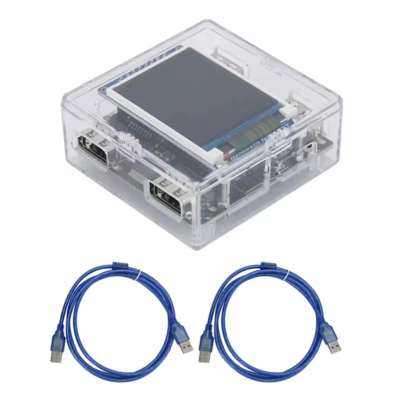 Kmbox B + Pro clé contrôleur de souris AI Support auxiliaire double USB presse clé poignée de souris pour DMA et double ordinateur, avec LCD Durable