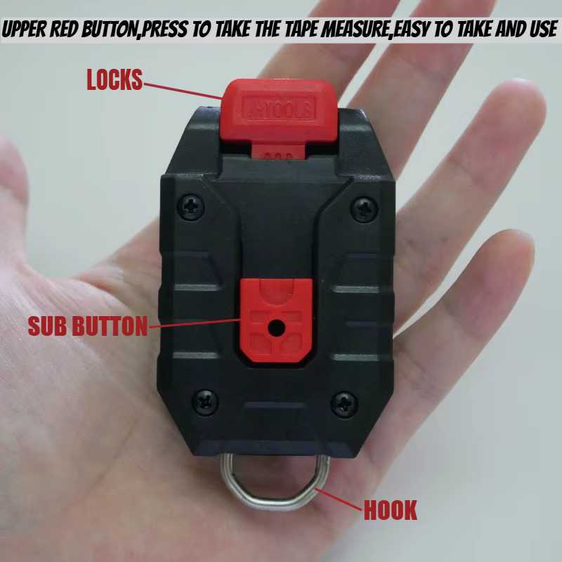 NOUVEAU Clip de ceinture universel à fixation rapide pour ruban à mesurer numérique Tajima Milwaukee