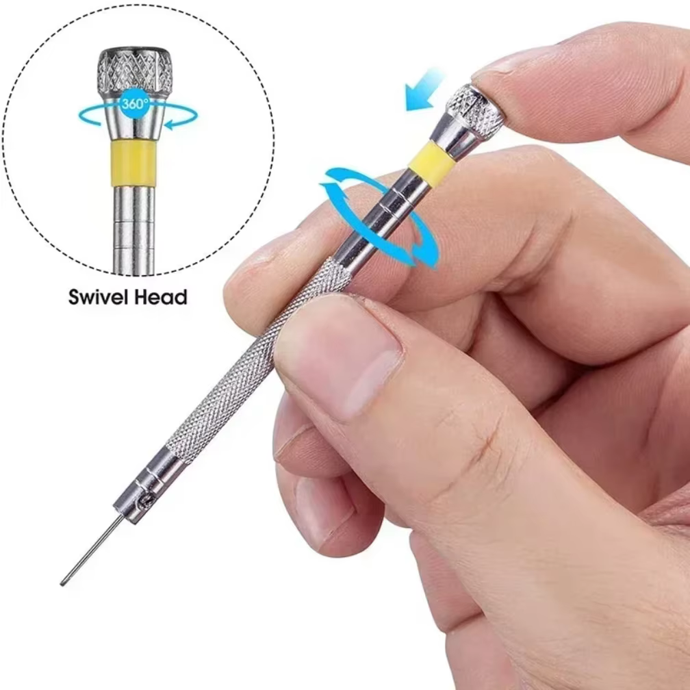Tournevis en acier de 0.8 à 1.6mm pour la réparation de montres