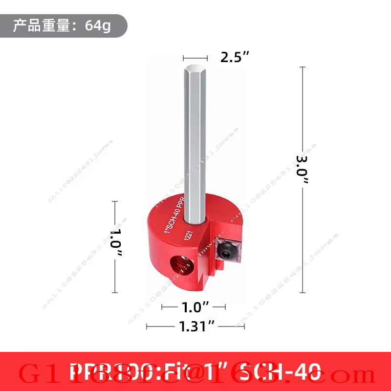 Ensemble de 8 pièces, alésoir PVC 7 pièces pour raccords de tuyaux