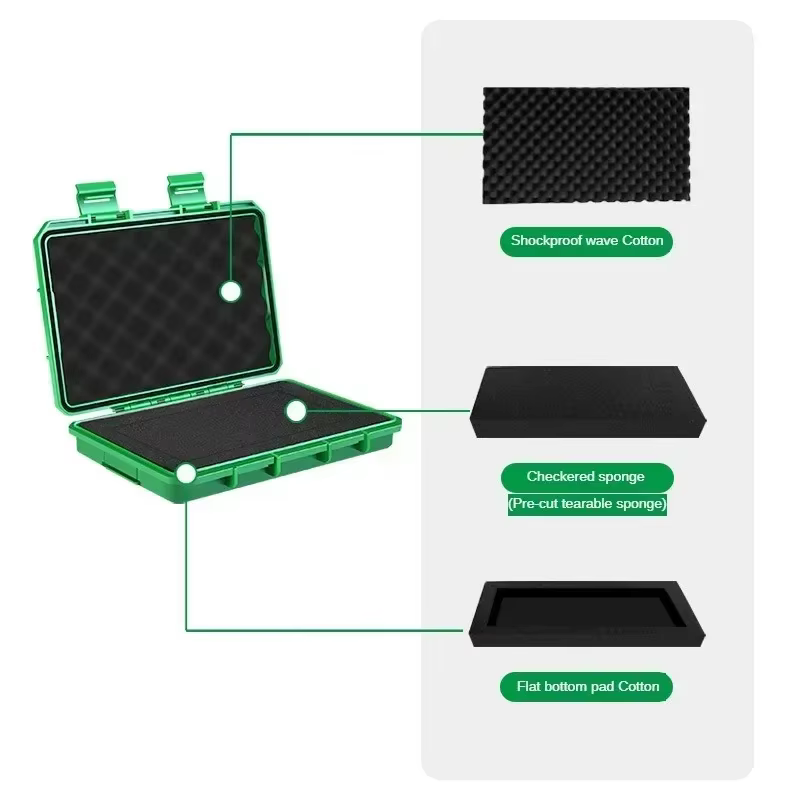 Étanche scellé petites pièces d'instruments de précision boîte de rangement d'outils