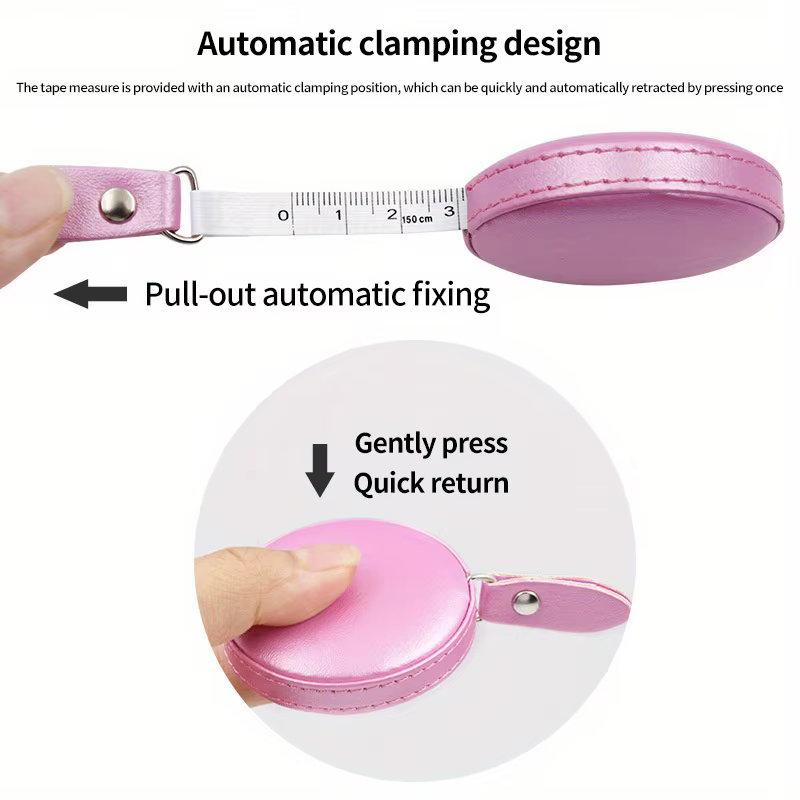 1 mini-mètre ruban de style macaron – Portable