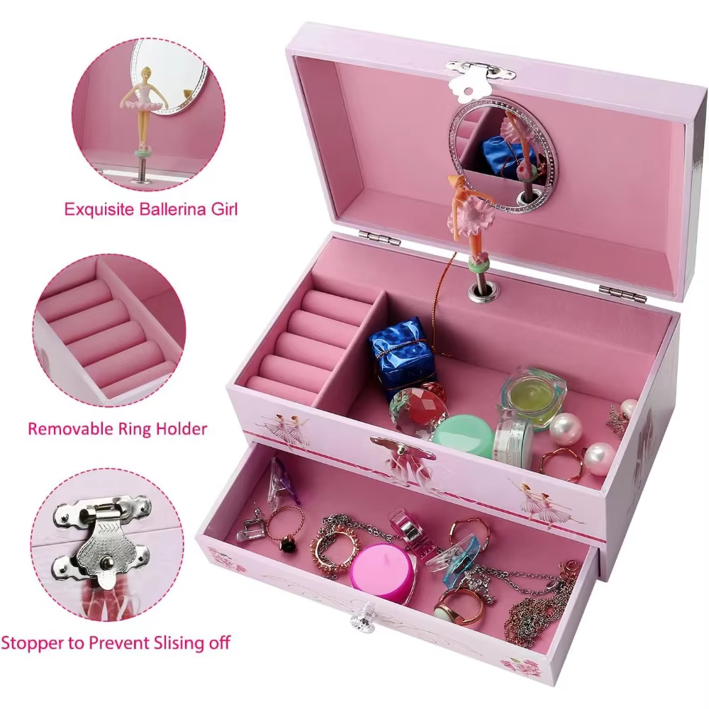 Boîte à musique de danse Ballet fille 5/6 pouces