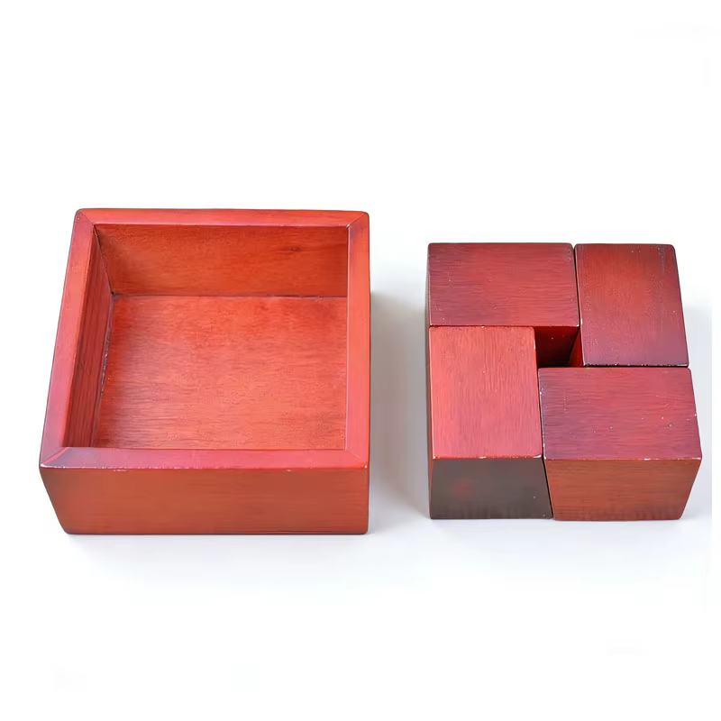 Boîte de puzzle en bois impossible à résoudre