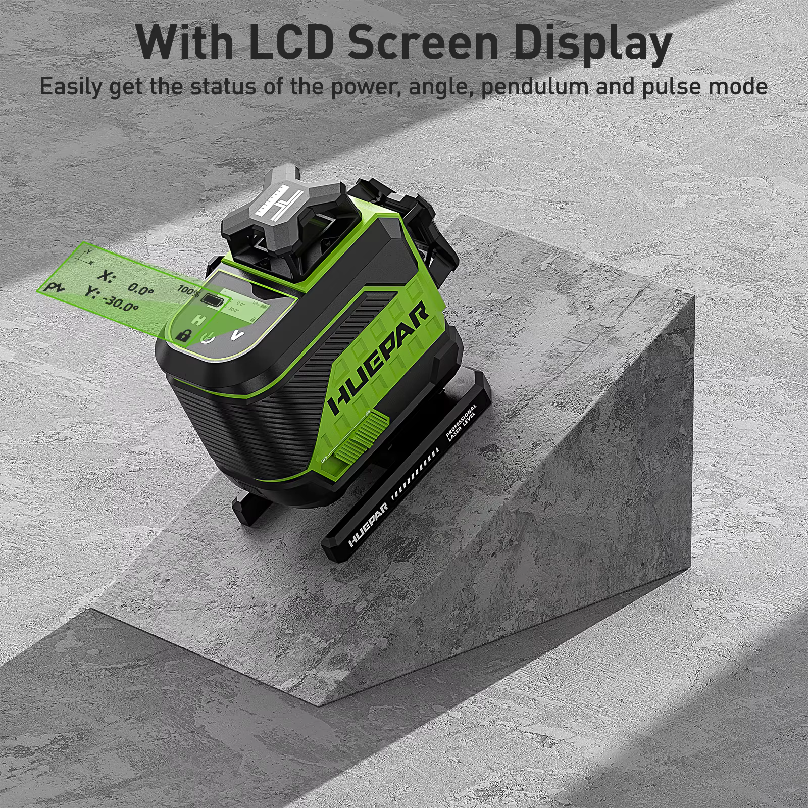 Huepar-Niveau laser vert 4D 16 lignes Z04CG