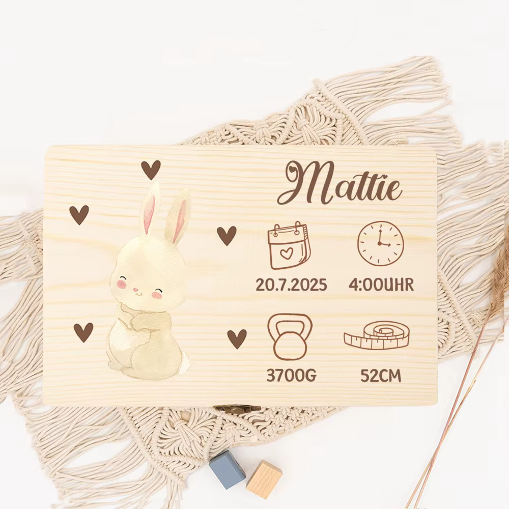 Boîte à souvenirs d'animaux personnalisée