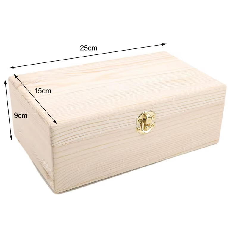 Boîte de rangement en bois