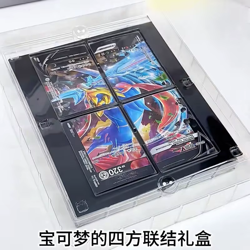 Boîte Cadeau Authentique Pokémon PTCG V-UNION Connection Mewtwo Greninja Zacian Cartes à Collectionner Neuves Scellées