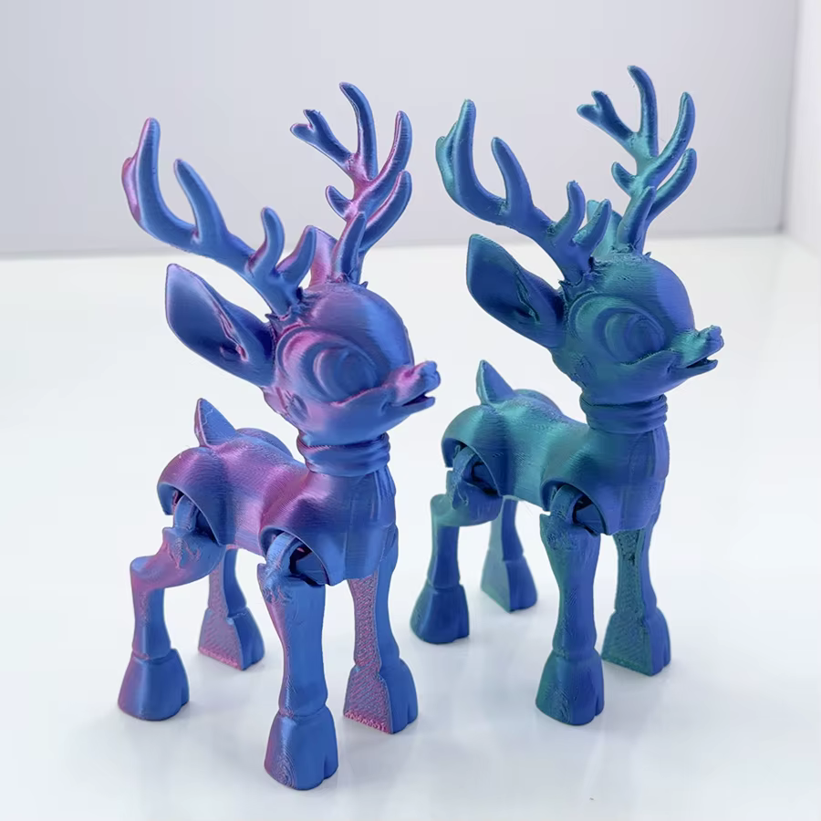 Modèle de renne mignon imprimé en 3d