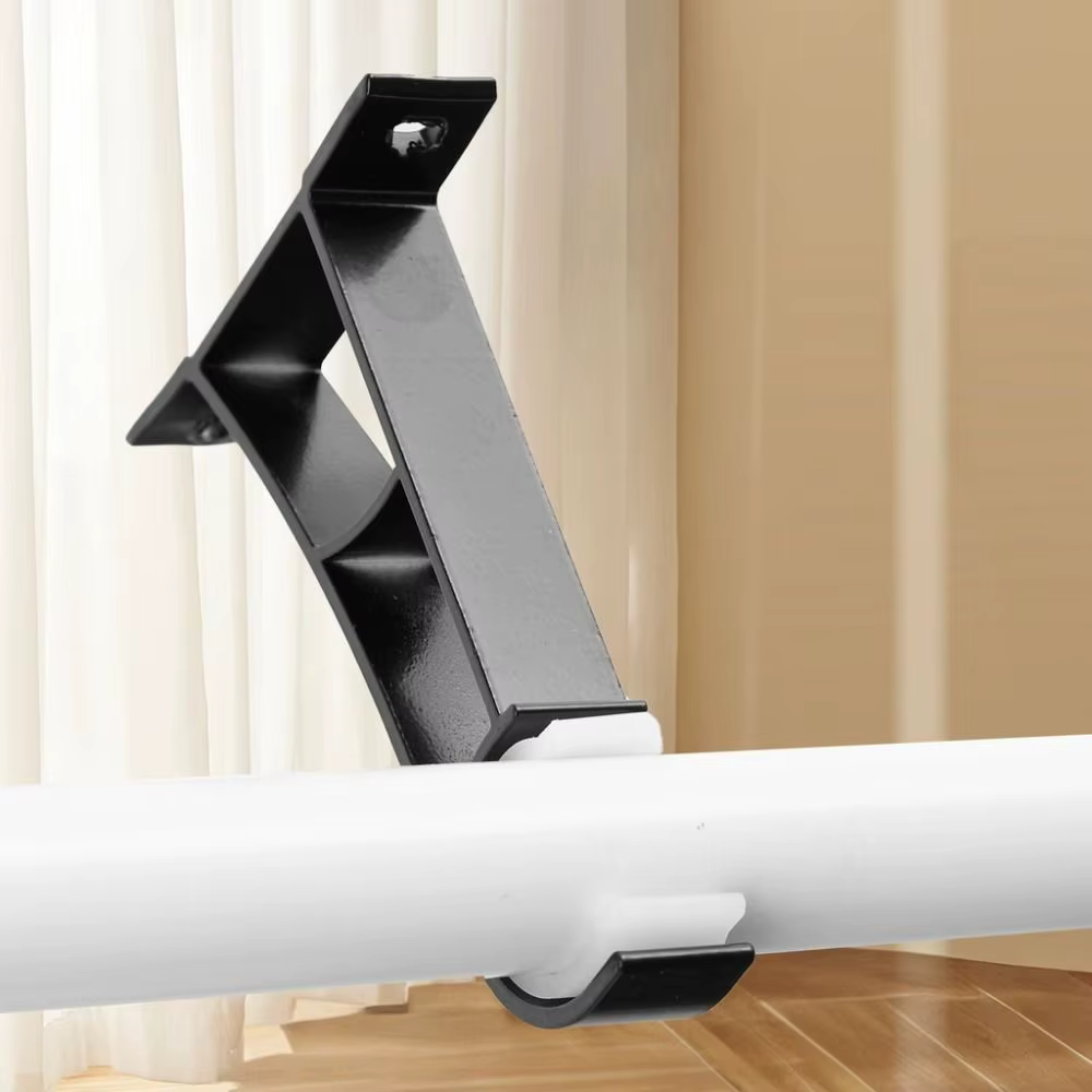 Support de tringle à rideau en alliage d'aluminium Durable