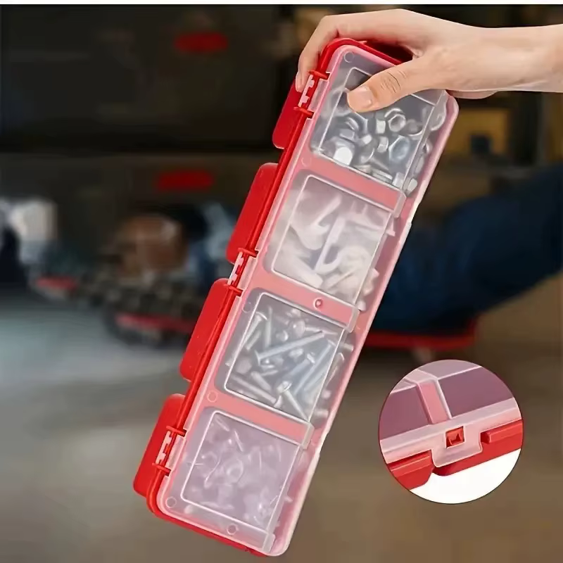 Multi grille vis et petites pièces boîte de stockage