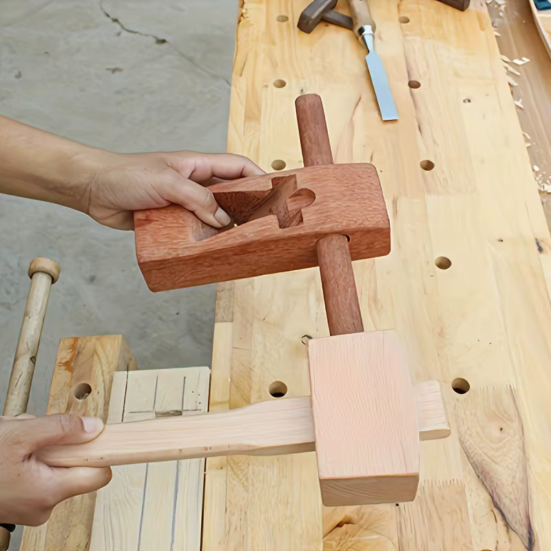 Marteau à tête en bois massif de hêtre