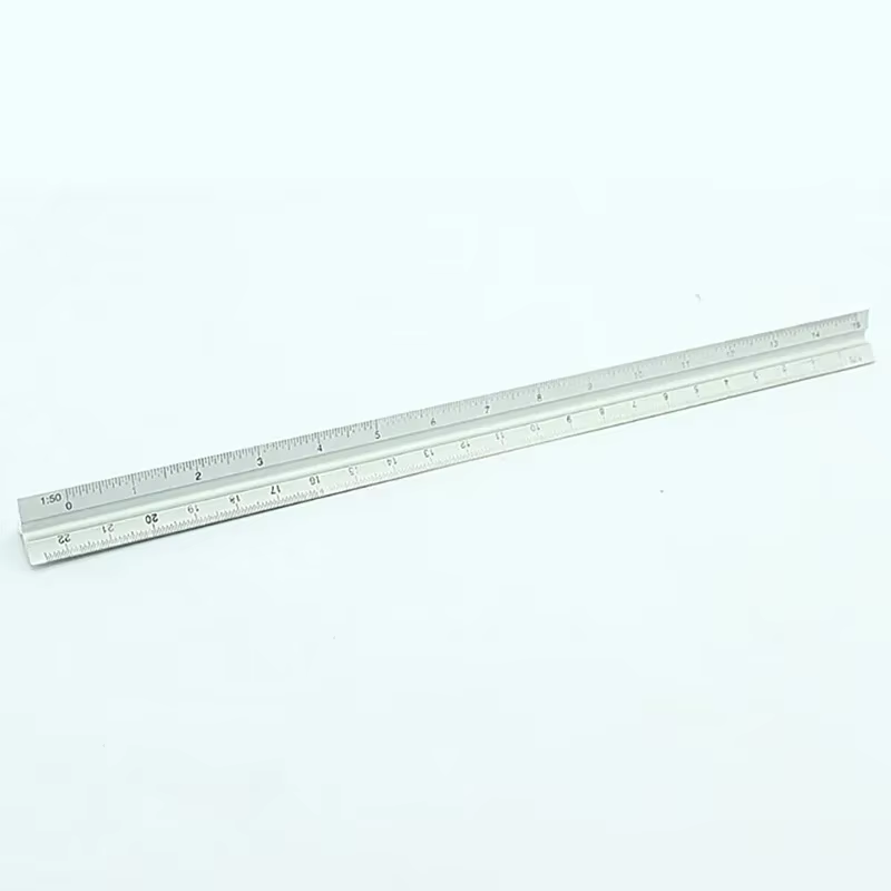 Règle à échelle triangulaire de 30cm 1:20-1:125
