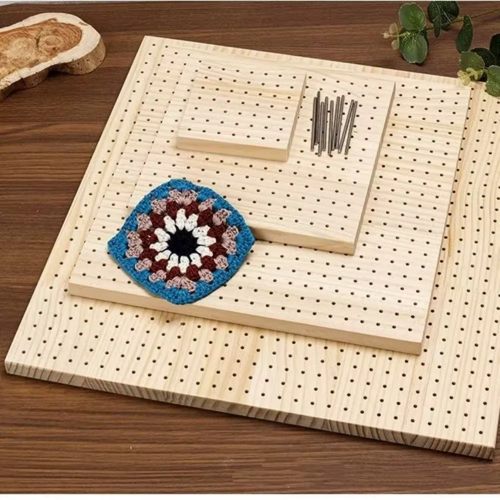 Plateau de blocage en bois pour crochet