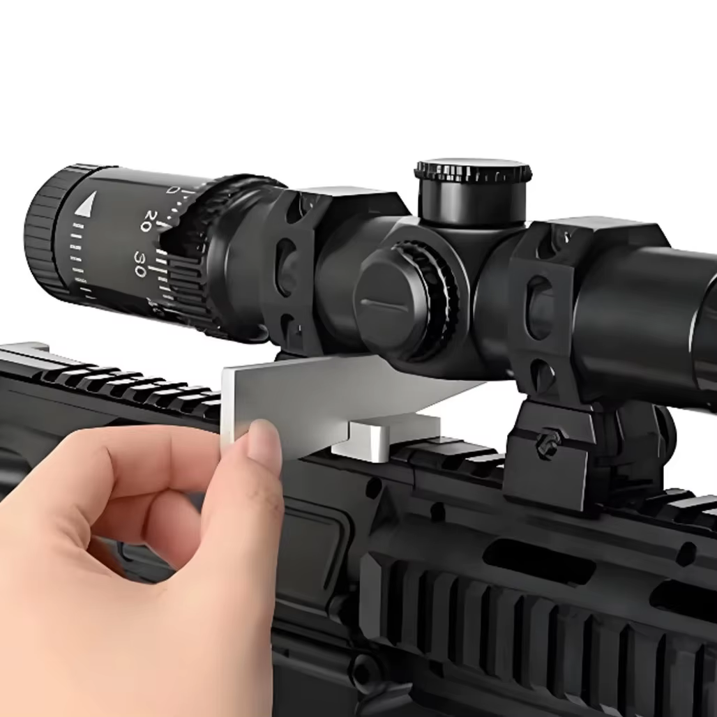 Kit d'outils de nivellement optique en métal 3 pièces pour ajustement fin des lunettes